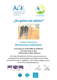 Plakat Ökumenischer Gottesdienst