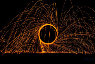 Feuer Kreis sparkling